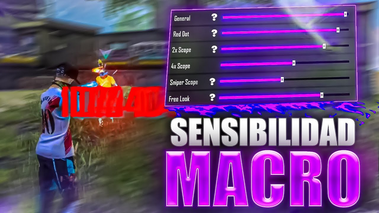 Sensibilidad optimizada para Free Fire